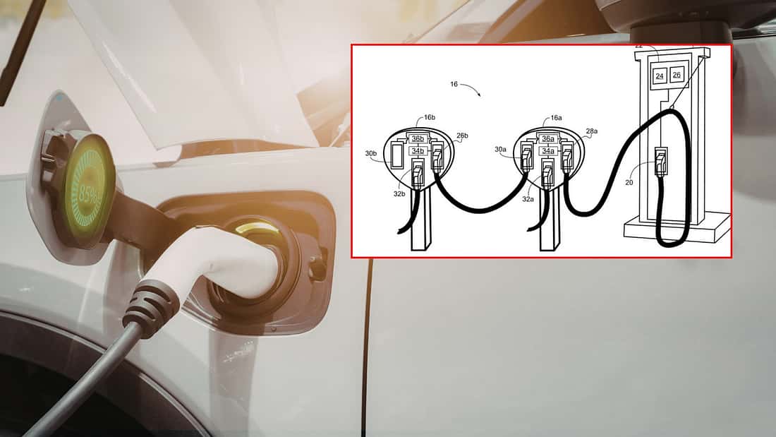 Neues Patent von GM: Mehrfachsteckdose für Ladesäulen