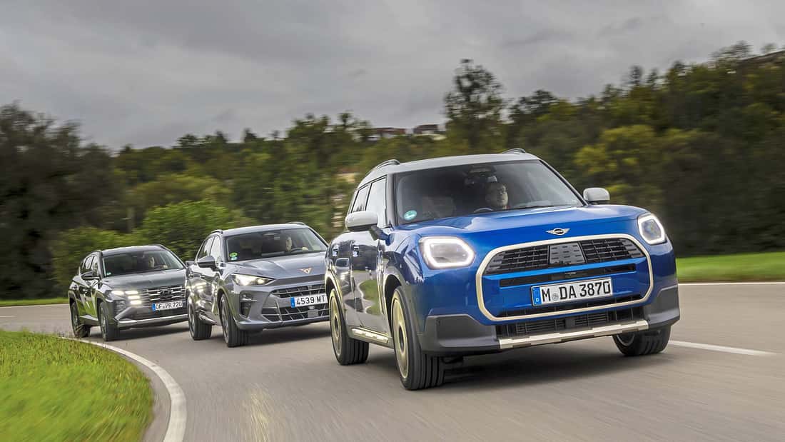 Cupra Terramar, Hyundai Tucson, Mini Countryman: Wie schlägt sich der größte Mini aller Zeiten?