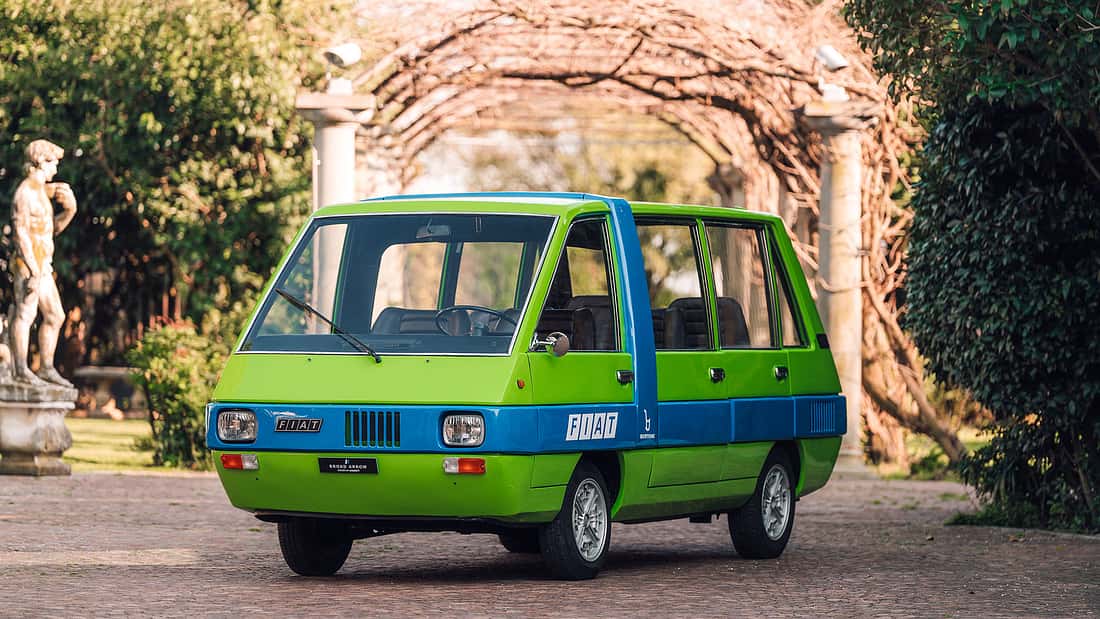 Fiat Bertone 850 T Visitors Bus von 1977: Der Sechssitzer vom Countach-Designer