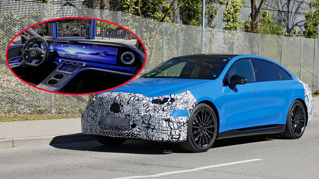 Mercedes C-Klasse EQ erwischt: Elektrofans dürfen sich auf dieses Cockpit freuen