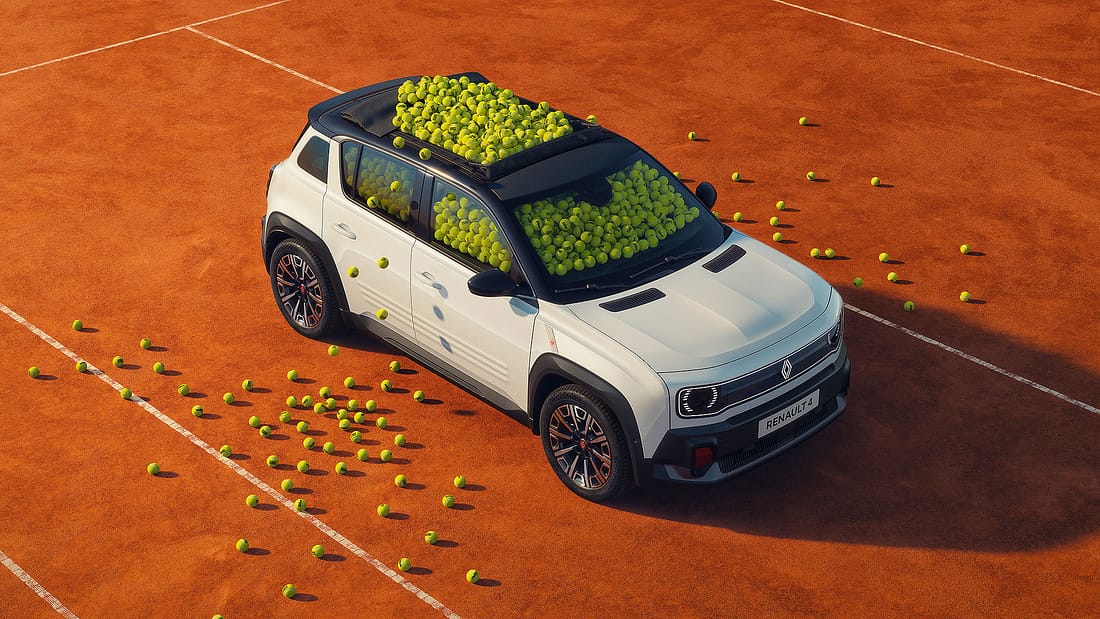 Renault 4 Roland-Garros E-Tech Electric: Elektrisch und ein bisschen Balla-Balla