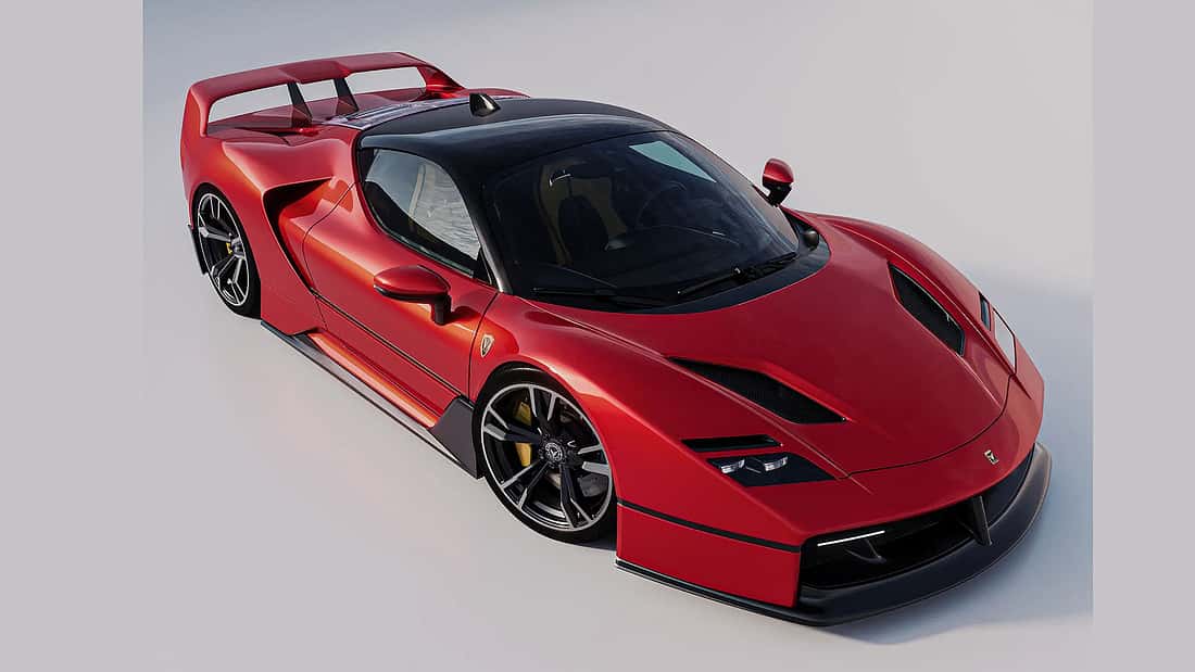 Venuum V40 Concept: Mit Ferrari-Kern und F40-Vibes