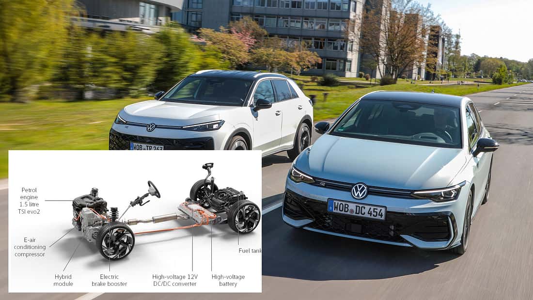 VW bringt neuen Hybrid für Golf und T-Roc: Völlig neuer Vollhybrid soll kräftig sparen