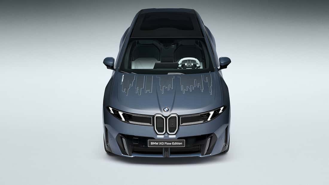 BMW iX3 Flow Edition: Motorhauben-Farbwechsel wirklich serienreif?