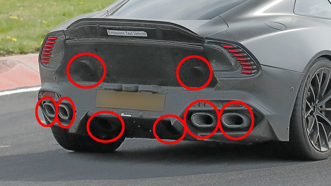 Aston Martin Vanquish S: Schon wieder einer mit acht Endrohren
