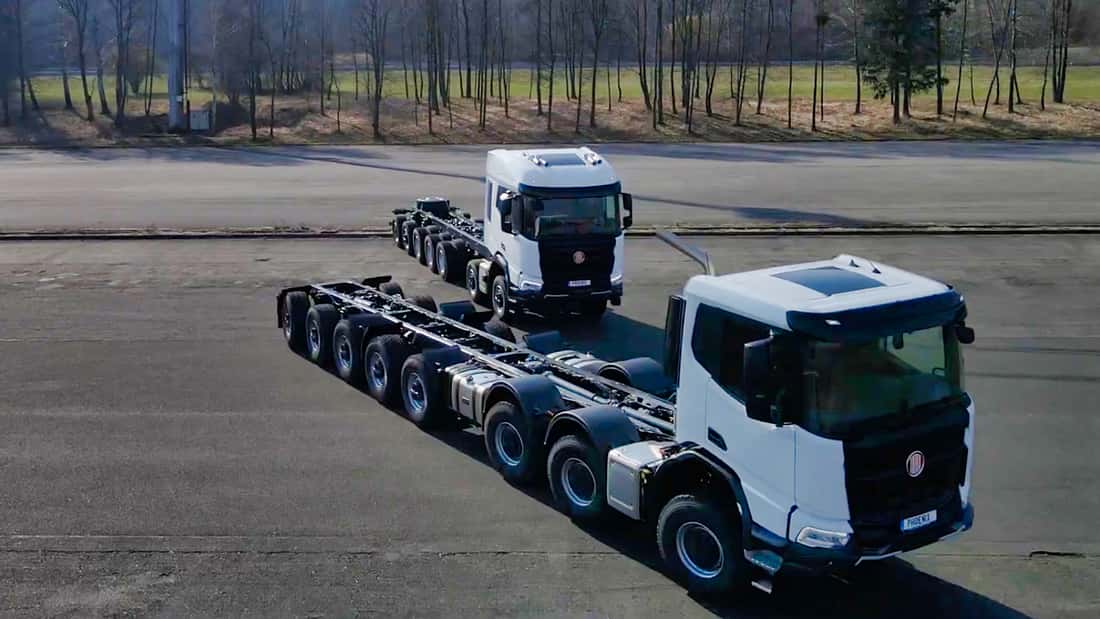 Truck-Gigant aus Tschechien: Tatra baut einen 16x16-Lkw mit acht Achsen