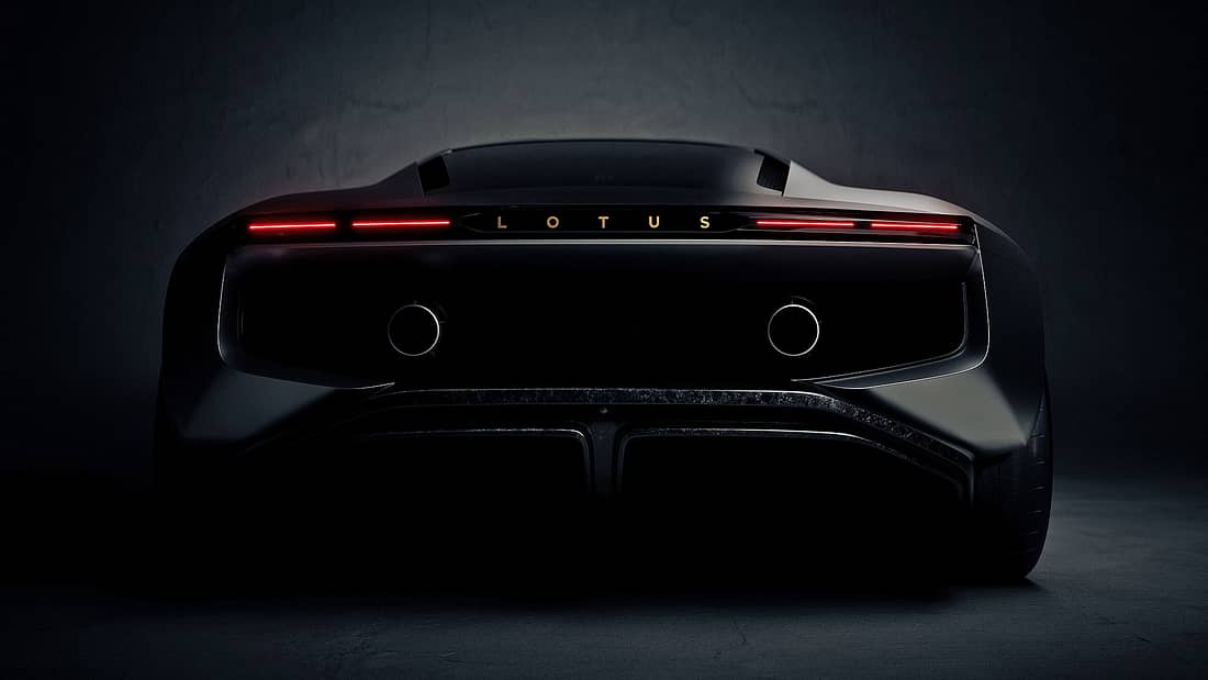 Lotus kündigt Hypercar an: Kommt 2028 mit V8, vierstelliger Leistung und AWD