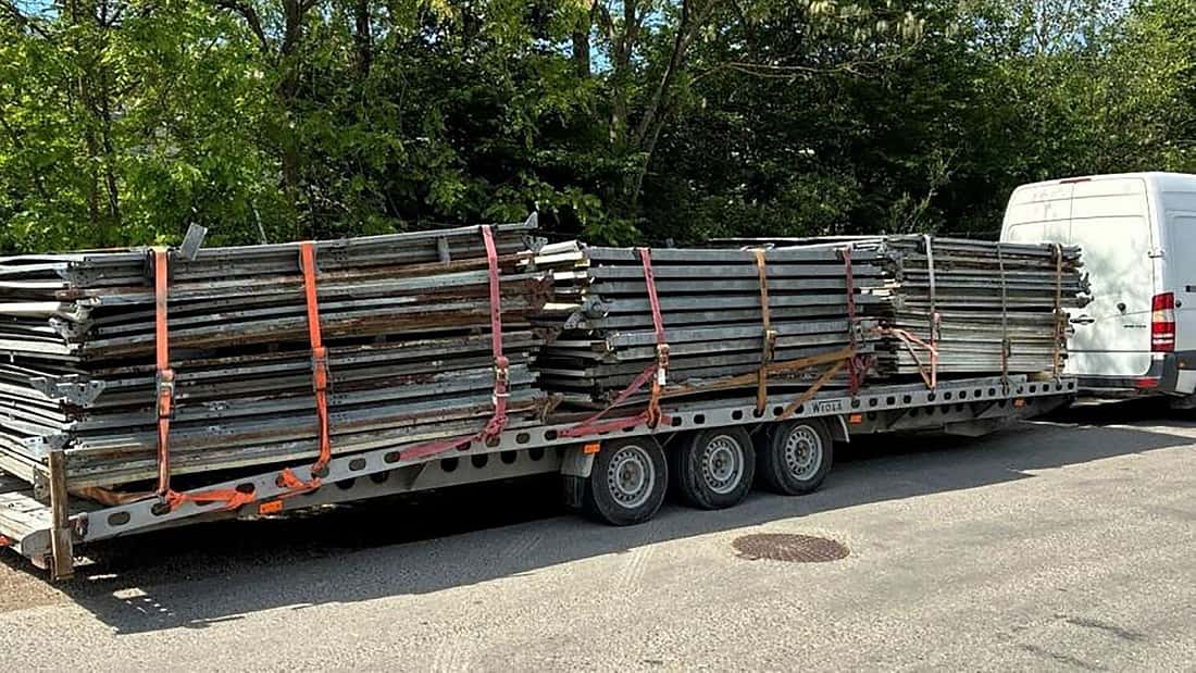 Hoffnungslos überladenes Gespann: Und plötzlich war es ein 7-Tonner