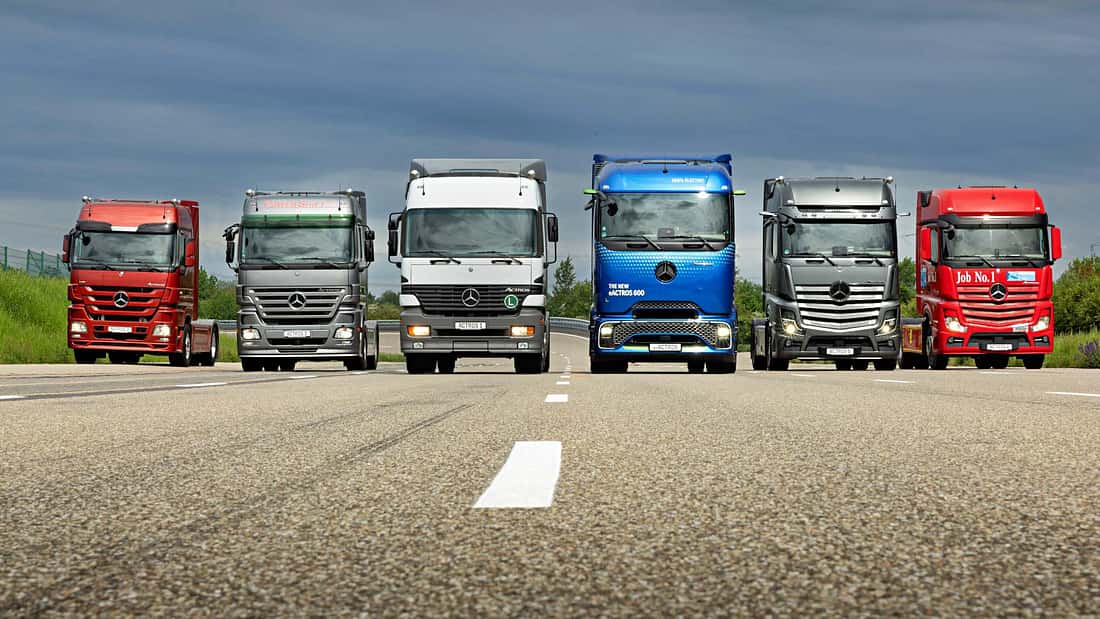 30 Jahre Mercedes Actros: Der schwerste Millionen-Seller feiert Geburtstag