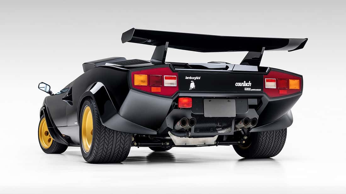 Lamborghini Countach LP5000 Quattrovalvole: Sechs Vergaser und ein fetter Flügel
