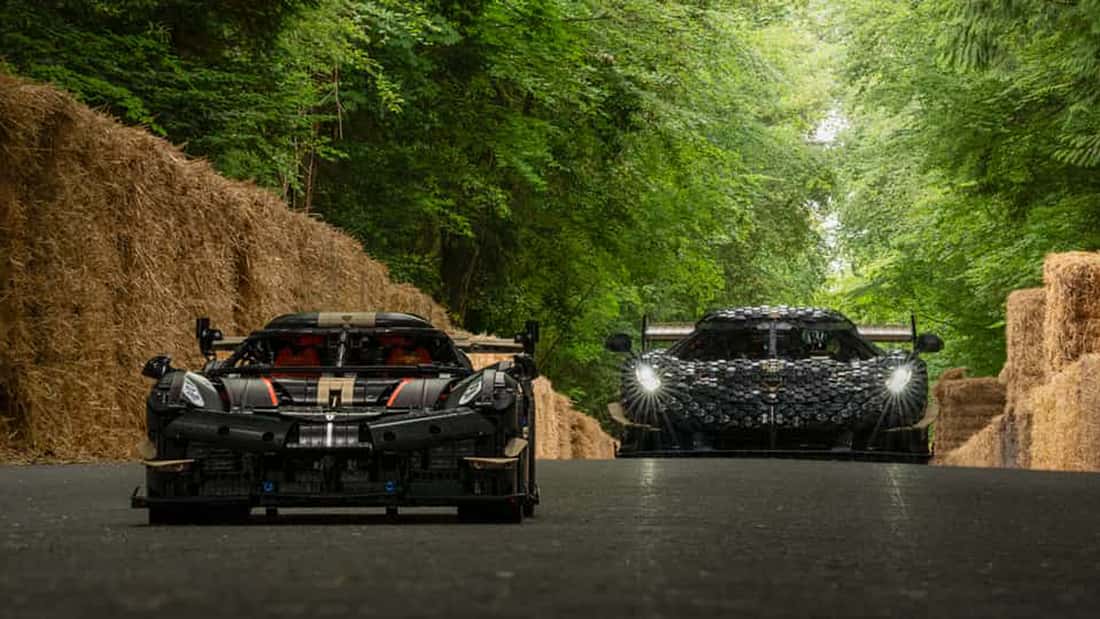Fährt 111 km/h in Goodwood: Lego baut Koenigsegg in 1:1