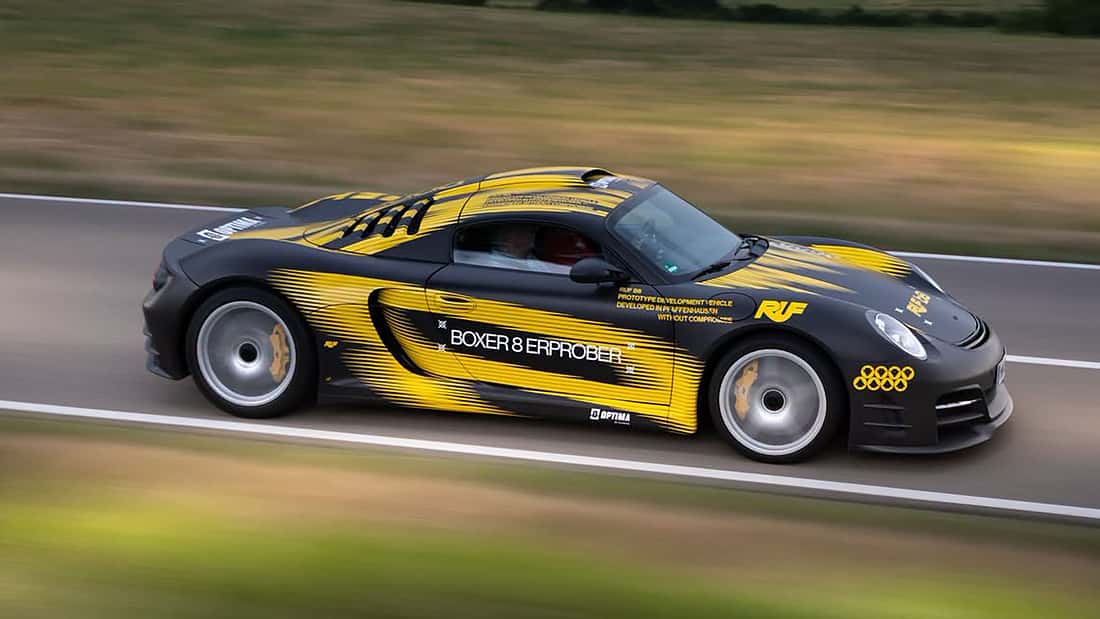 Ruf B8 in Goodwood: Hier fährt der 1.000-PS-Achtzylinder-Boxer