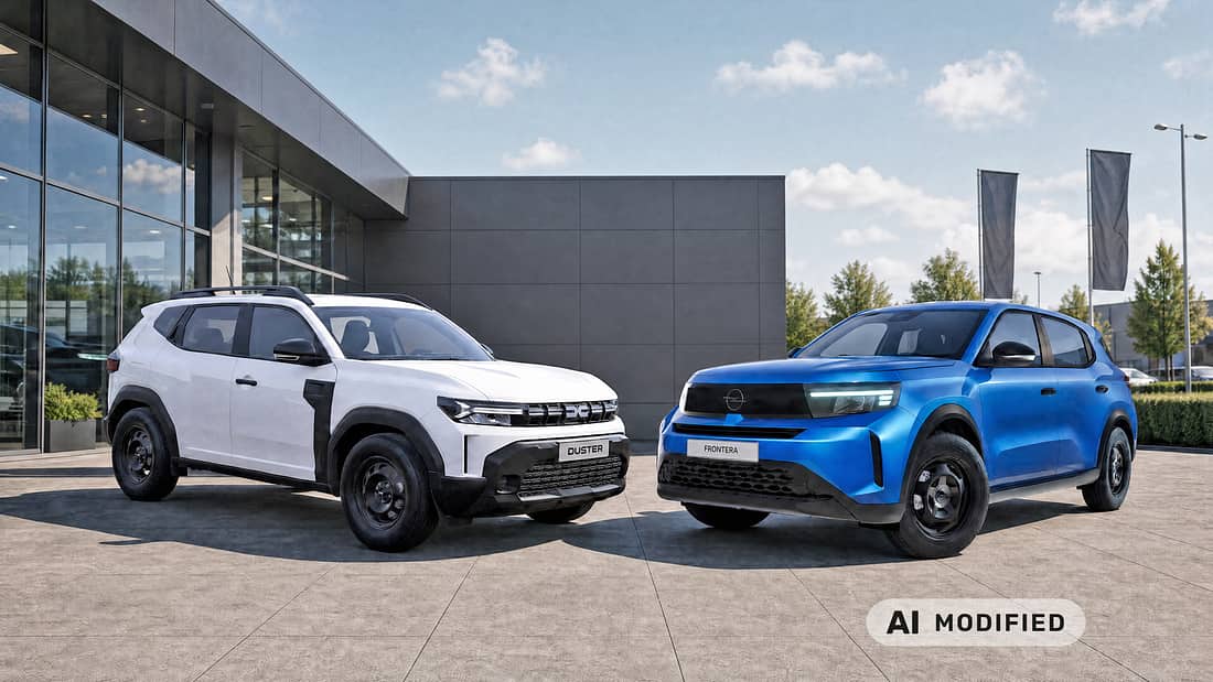 Opel Frontera Start vs. Dacia Duster Essential: So viel SUV gibt's zum Basismodell-Preis
