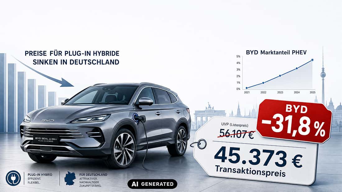 BYD drückt die PHEV-Preise: Plug-in-Hybrid-Rabatte erreichen fast 32 Prozent