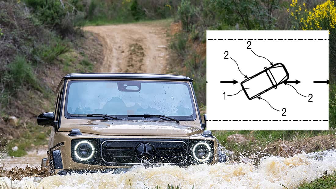 Mercedes-Patent: So lernen Offroader schwimmen