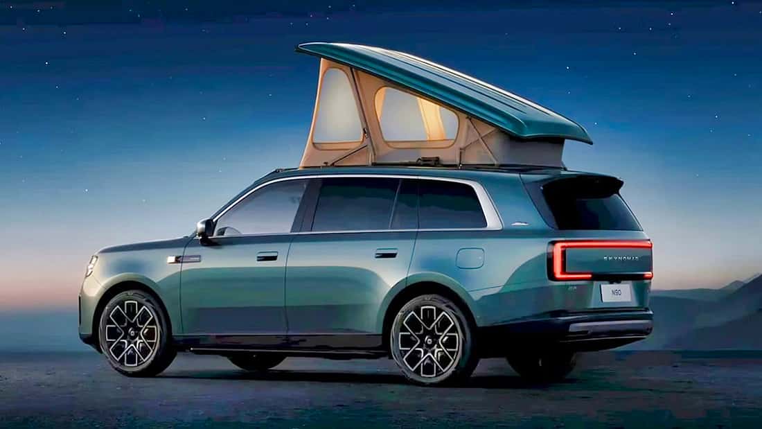 Xiaomi SkyNomad N90 Max Studio: Riesen-SUV wird mit Aufstelldach zum Wohnmobil