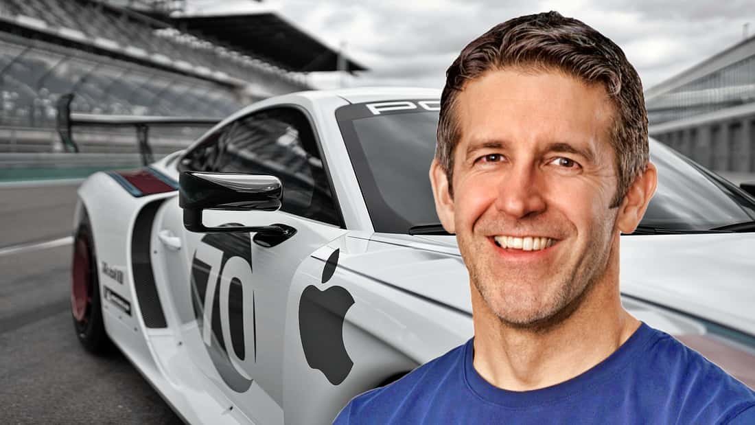 Apple-Chef John Ternu im Porsche-Rennwagen: Apple-CEO fährt extrem seltenen Porsche mit 700 PS