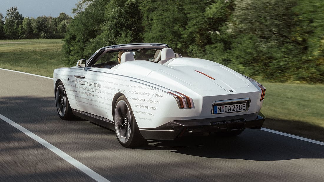 Rolls-Royce Project Nightingale Prototyp: Hier rollt das Milliardärs-Cabrio heran