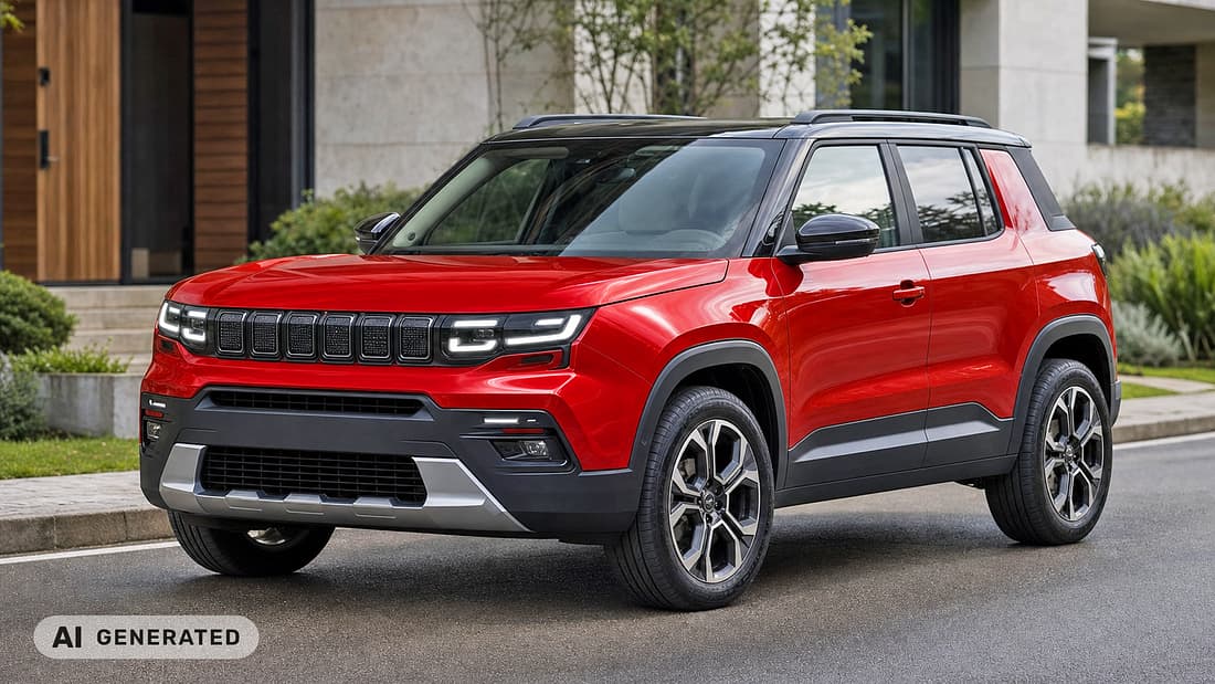 Kommt der Renegade als Elektroauto zurück?: So könnte der neue Jeep Renegade aussehen