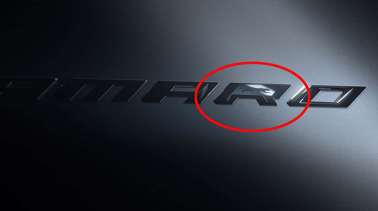 Chevrolet Camaro Final Collector’s Edition Schriftzug Emblem Logo