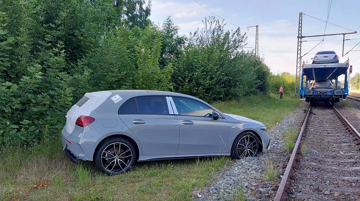 Autozug Fahrzeug Unfall