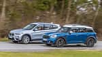 BMW X1 18d sDrive, Mini Countryman Cooper D, Seitenansicht