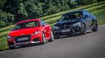 Audi TT RS Coupé, BMW M2 Coupé, Front
