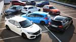 Audi S3 Sportback, Audi RS 3 Sportback, BMW M140i, BMW M2 Coupé, Ford Focus RS, Honda Civic Type R, Mercedes-AMG A 45, Seat Leon Cupra 300, VW Golf R, Exterieur