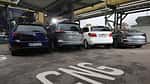 Audi A5 Sportback g-Tron 2.0 TFSI, Mercedes B 200 c, Opel Zafira 1.6 CNG, VW Golf TGI, Exterieur