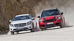 Mercedes GLA 250 4Matic Style, Mini Countryman John Cooper Works All4, Exterieur