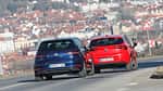 Opel Astra 1.4 CNG, VW Golf 1.4 TGI, Exterieur