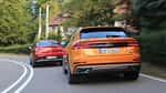Audi Q8 50 TDI Quattro, Mercedes GLE 350 d Coupé 4Matic, Exterieur