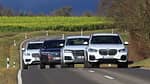 BMX X5, Audi Q7, Volvo XC90, VW Touareg
