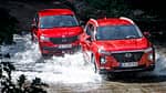 Hyundai Santa Fe 2.2 CrDi 4WD Premium, Skoda Kodiaq 2.0 TDI 4x4 Sportline, Exterieur