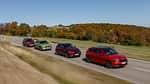 Hyundai Kona 1.0 T-GDI, Mazda CX-3 G 121, Opel Crossland X 1.2 DI, Skoda Kamiq 1.0 TSI, Exterieur