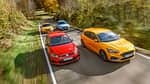 Ford Focus ST, Hyundai i30 N Performance, Renault Mégane R.S. Trophy, VW Golf GTI TCR, Exterieur