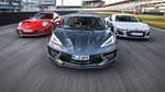 Audi R8 V10 RWD, Chevrolet Corvette Stingray, Porsche 911 Carrera S, Exterieur