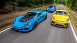 BMW M2 CS, Lotus Exige Sport 410, Porsche 718 Cayman GT4, Exterieur