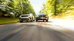BMW X5 M50i, Range Rover Velar P550, ams 0321 Vergleichstest
