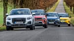 Audi Q2, Kia Stonic, Mazda CX-3, Opel Crossland, Exterieur
