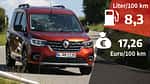 03/2022, Kosten und Realverbrauch Renault Kangoo TCe 130 Intens