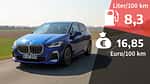 BMW 223i Active Tourer, Kosten- und Realverbrauch