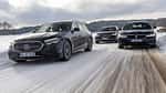 BMW 530e Touring, Mercedes e 300 e T, Volvo V90 Recharge T6 AWD