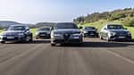 Alfa Romeo Giulia 2.0 T Q4, Audi A4 45 TSFI Quattro, BMW 330ixdrive, Mercedes C 300 4Matic, Volvo S60 B5 AWD