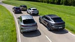 Audi RS Q8, BMW X6 M, Mercedes-AMG GLE 63, Porsche Cayenne Turbo E, Range Rover Sport SV