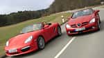 Porsche Boxter S, Mercedes Benz SLK 350