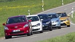 Kia Cee´d 1.6 CVVT ISG, Opel Astra 1.4 Turbo, Renault Mégane TCe 130, Toyota Auris 1.6 Valvematic, VW Golf 1.4 TSI