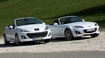 Mazda MX-5 1.8 Roadster und Peugeot 207CC 120 VTi