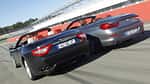 BMW 650i Cabriolet, Maserati GranCabrio, Rückansicht, Beide Fahrzeuge