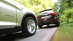 Audi Q5 3.0 TDI Quattro, BMW X3 x-Drive 30d, beide Fahrzeuge, Rückansicht